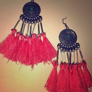 Tasseled earrings
